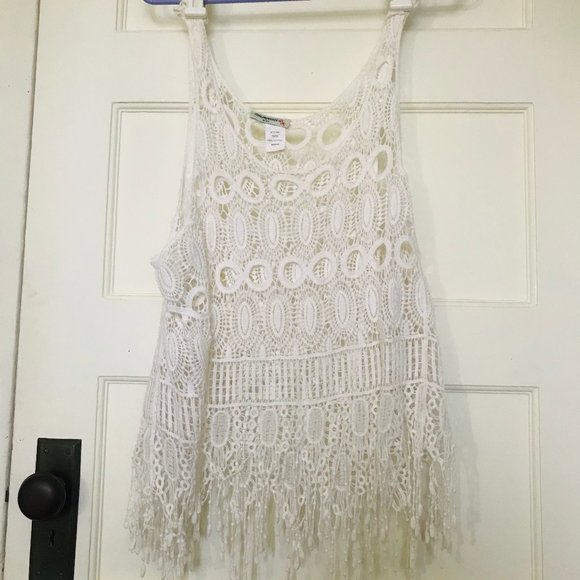 wild imports of NY Tops - Crochet Tank top